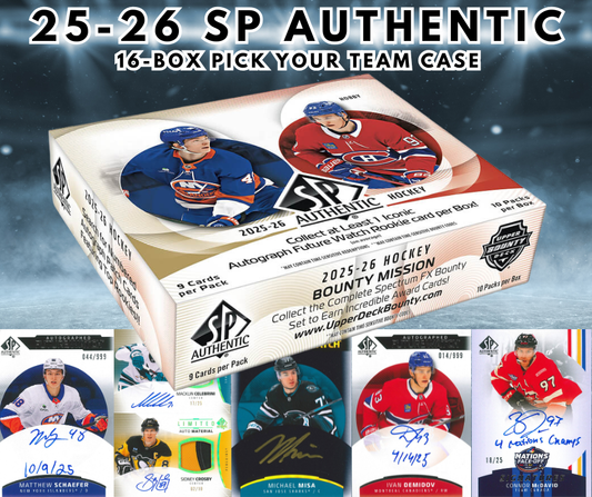 🚨2025-26 SP Authentic 16-Box PYT Case WB #1,144🚨 - Ty the Card Guy