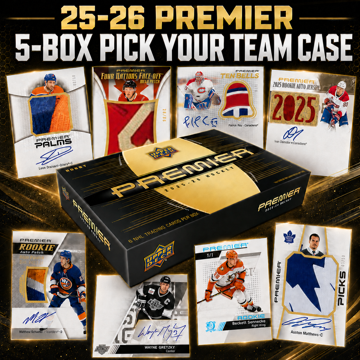 *1st DROP*π2025-26 PREMIER 5-Box PYT Case WB #1,242π
