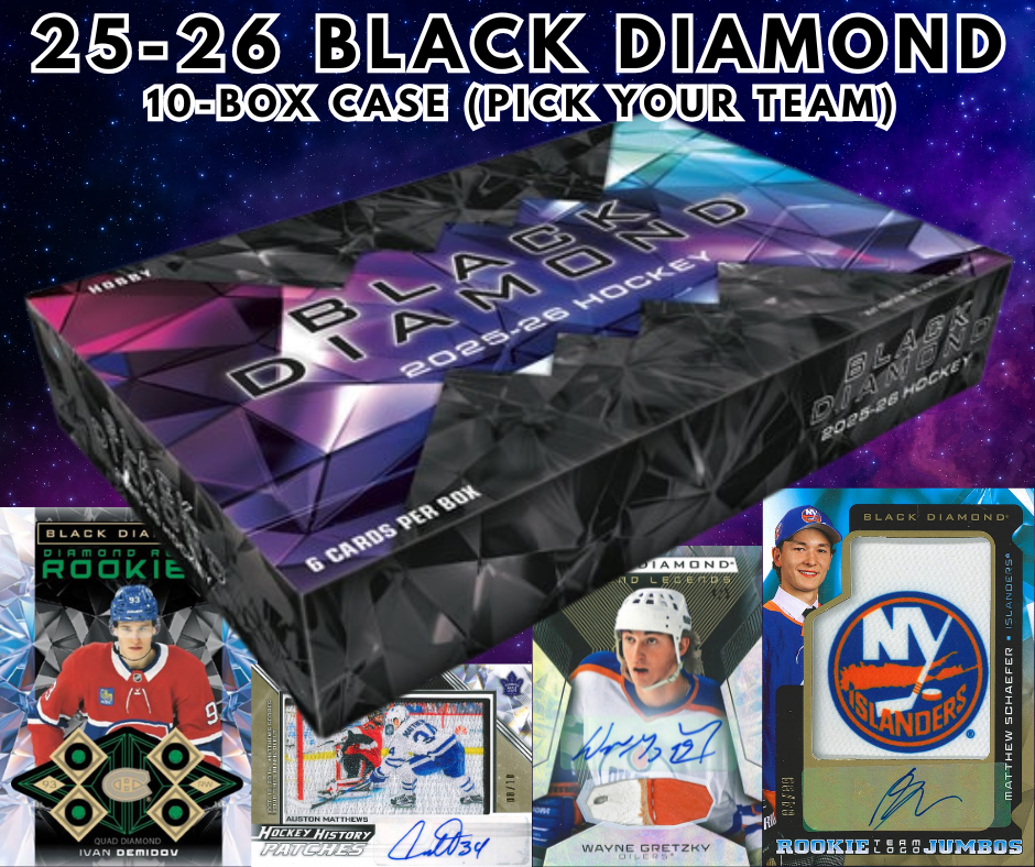 🌋2025-26 Black Diamond 10-Box PYT Master Case WB #1,202🌋