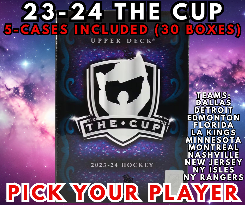 🏆2023-24 THE CUP 5-CASE (30 BOX) PICK YOUR PLAYER WB #621 (DAL to NYR)🏆