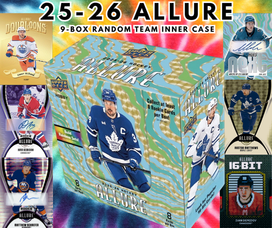 🔥2025-26 ALLURE 9-Box Random Team Inner Case WB #950🔥 - Ty the Card Guy