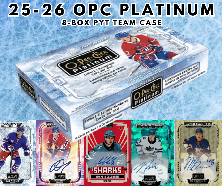 🔥2025-26 OPC Platinum 8-Box PYT Case WB #1,114🔥 - Ty the Card Guy