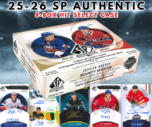 🌋HIT SELECT 2025-26 SP Authentic 8-Box Case WB #1,146🌋 - Ty the Card Guy