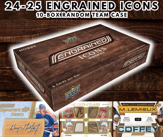 🔥2024-25 Engrained Icons 10-Box Random Team Master Case WB #878🔥