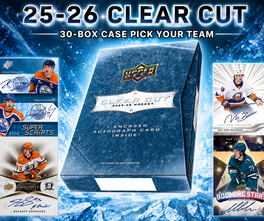 1st Drop 🔵2025-26 Clear Cut 30-Box PYT Case WB #1,219🔵 - Ty the Card Guy