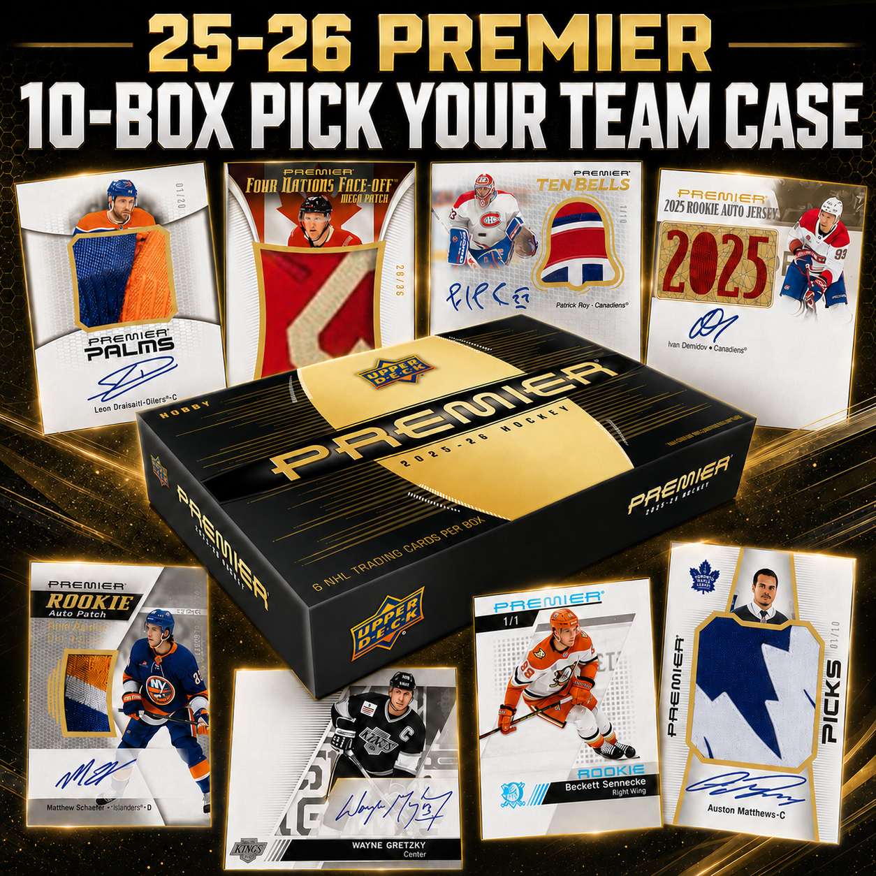 *1st DROP*🏆2025-26 PREMIER 10-Box PYT Case WB #1,245🏆