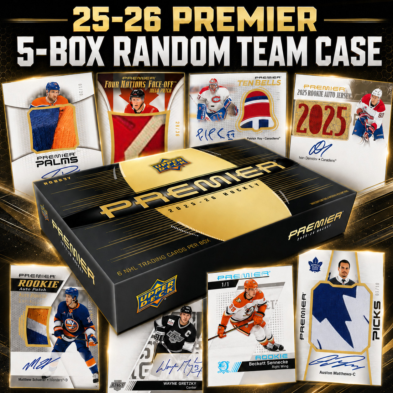 *1st Drop*🌋2025-26 PREMIER 5-Box Random Team Case WB #1,243🌋