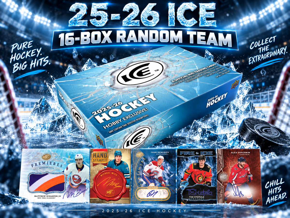 🧊2025-26 ICE 16-Box Random Team WB #1,275🧊 - Ty the Card Guy