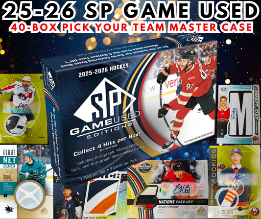 ‼️2025-26 SP Game Used 40-Box PYT DOUBLE Master Case WB #957‼️ - Ty the Card Guy