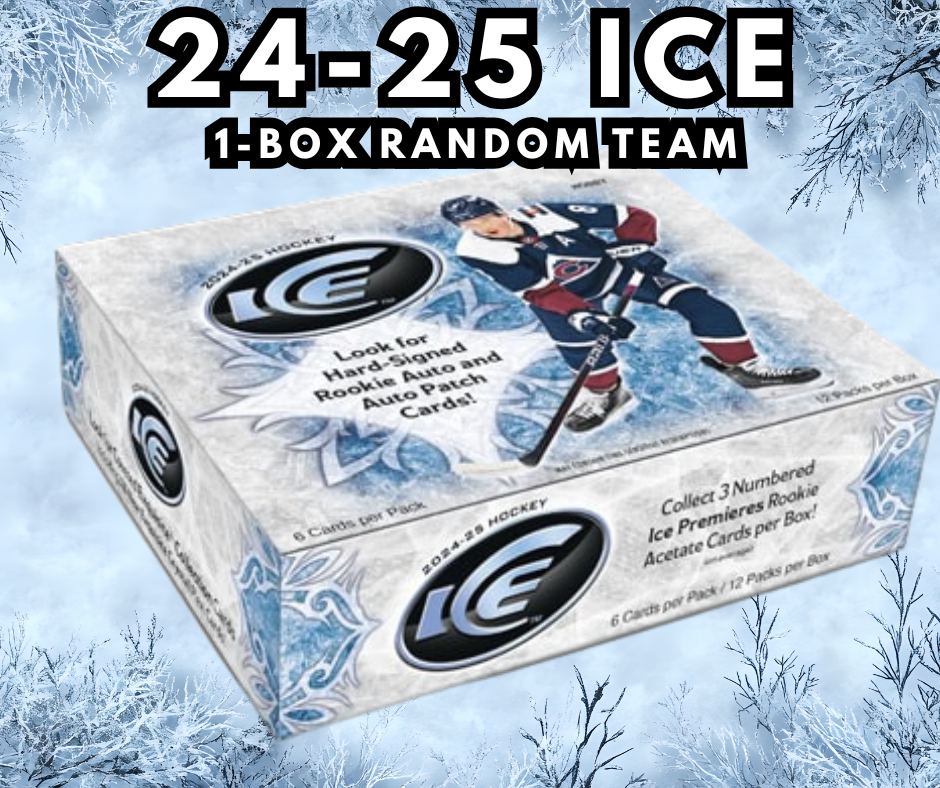 🚨FREE BREAK 2024-25 ICE 1-Box Random Team WB #1108🚨 MAXIMUM 1 SPOT EACH - Ty the Card Guy