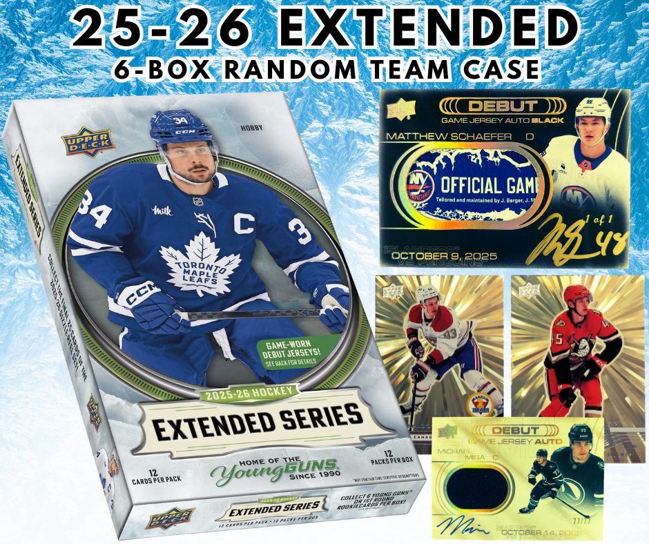 🌋2025-26 Extended Series 6-Box HALF Case Random Team WB #1,128🌋 - Ty the Card Guy