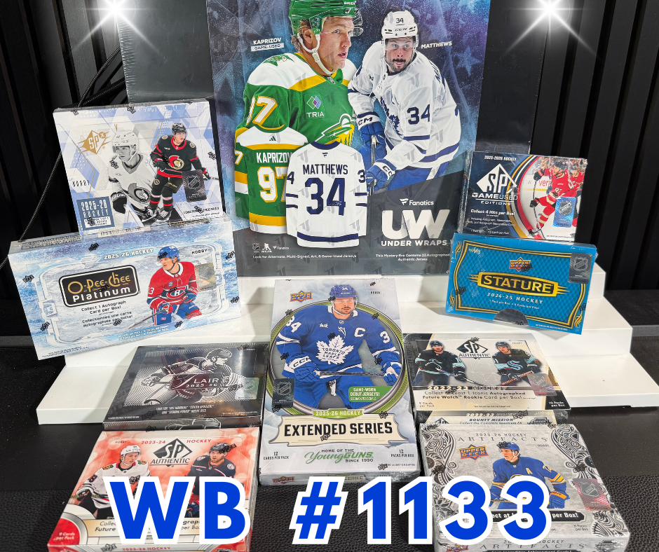 🔥10-Box INSANE MOLTEN MIXER with UnderWraps JERSEY!! WB #1134🔥
