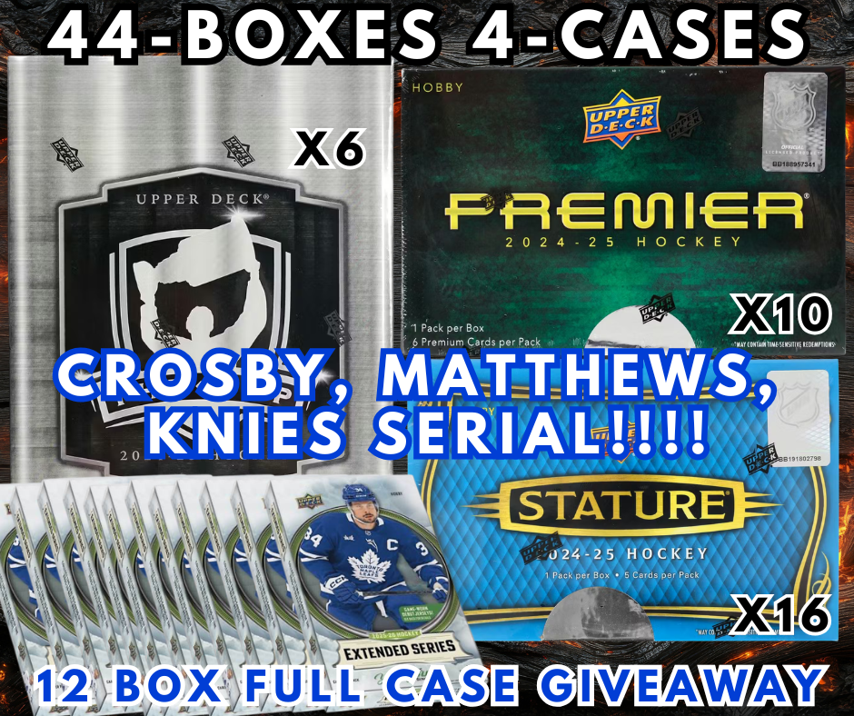 ‼️SERIAL #2: CROSBY/Matthews/KNIES 10-PLAYER WB #1138 --> PYP 44 BOXES‼️