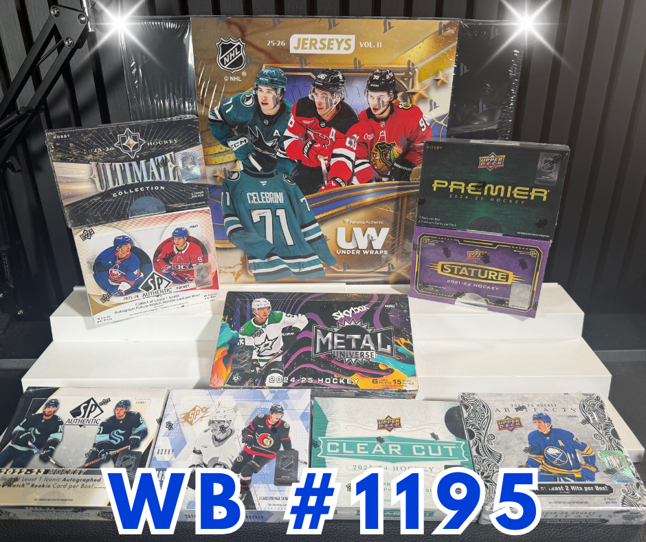 🔥10-Box STACKED MOLTEN MIXER with UnderWraps Vol 2 JERSEY!! WB #1195🔥