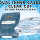 🌋25-26 & 24-25 DUAL Clear Cut Inner Cases 30-Box Random Team WB #1,229🌋