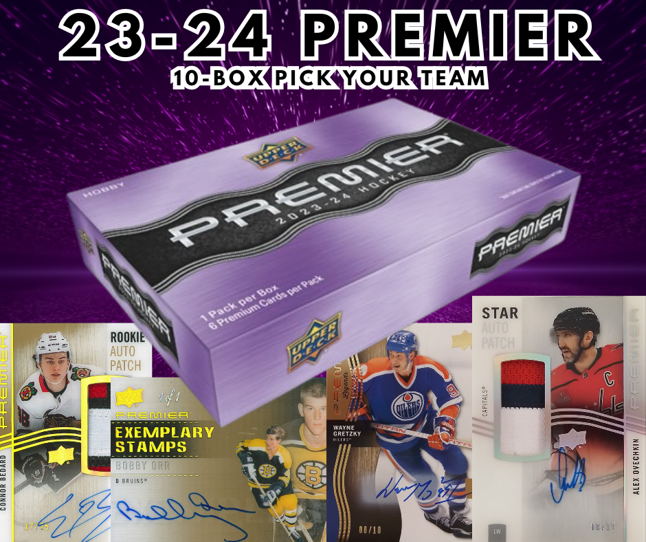 🔥2023-24 Premier - 10 Box CASE Pick Your Team WB #730🔥